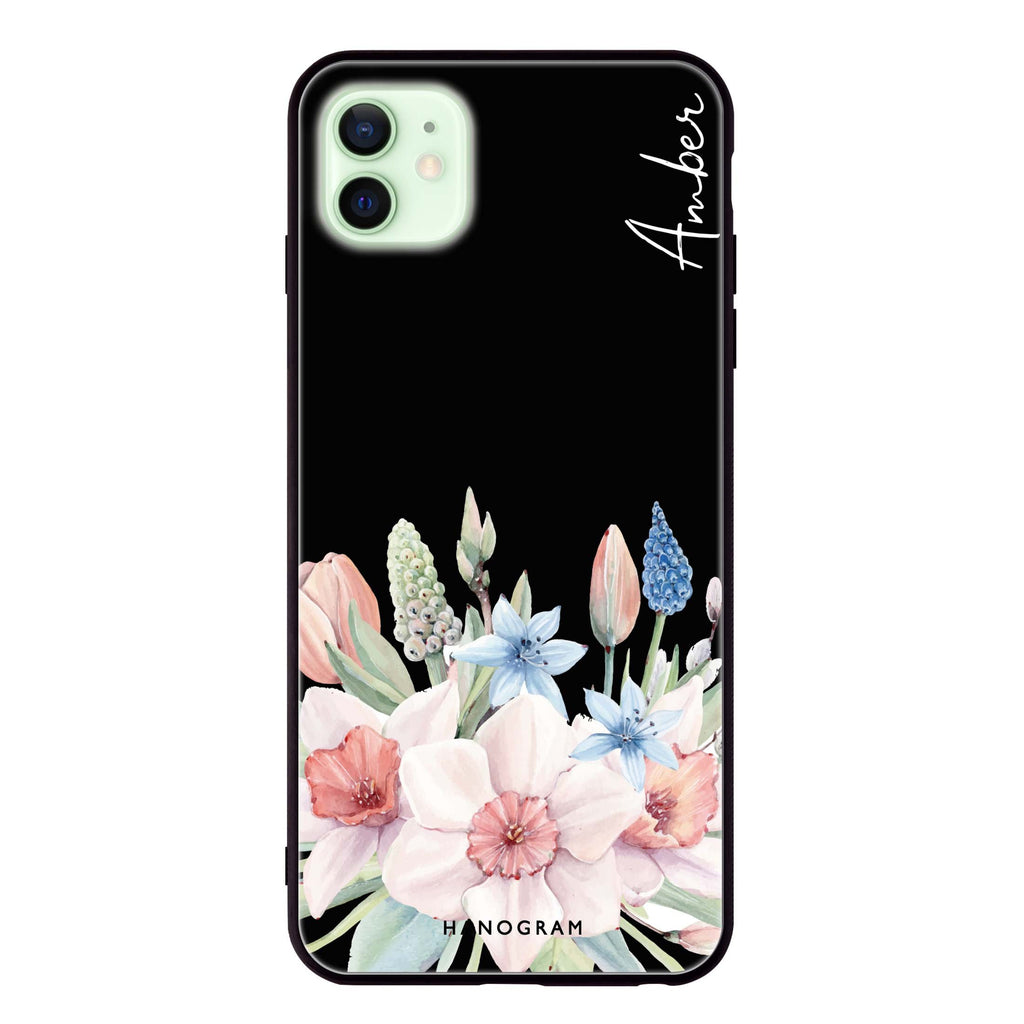 My Glamour Floral iPhone 12 Glass Case