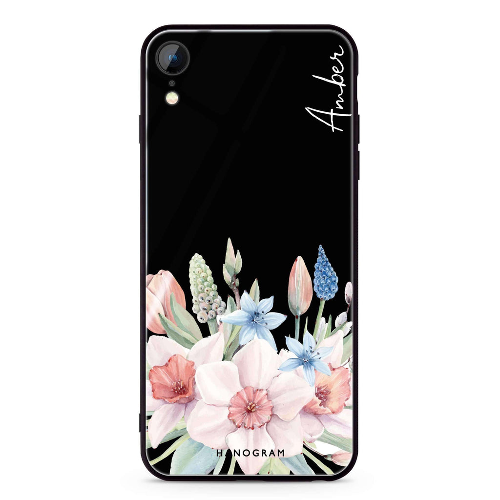 My Glamour Floral iPhone XR Glass Case