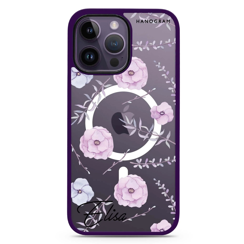 Vibrant Floral MagSafe Compatible Impact Guard Bumper Case