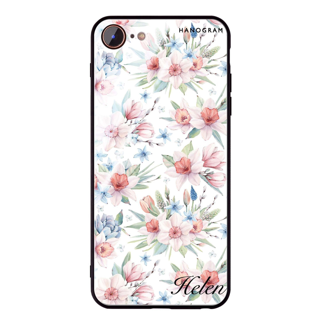 Glamour Floral World iPhone 7 Glass Case