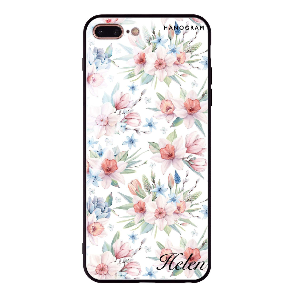 Glamour Floral World iPhone 7 Plus Glass Case
