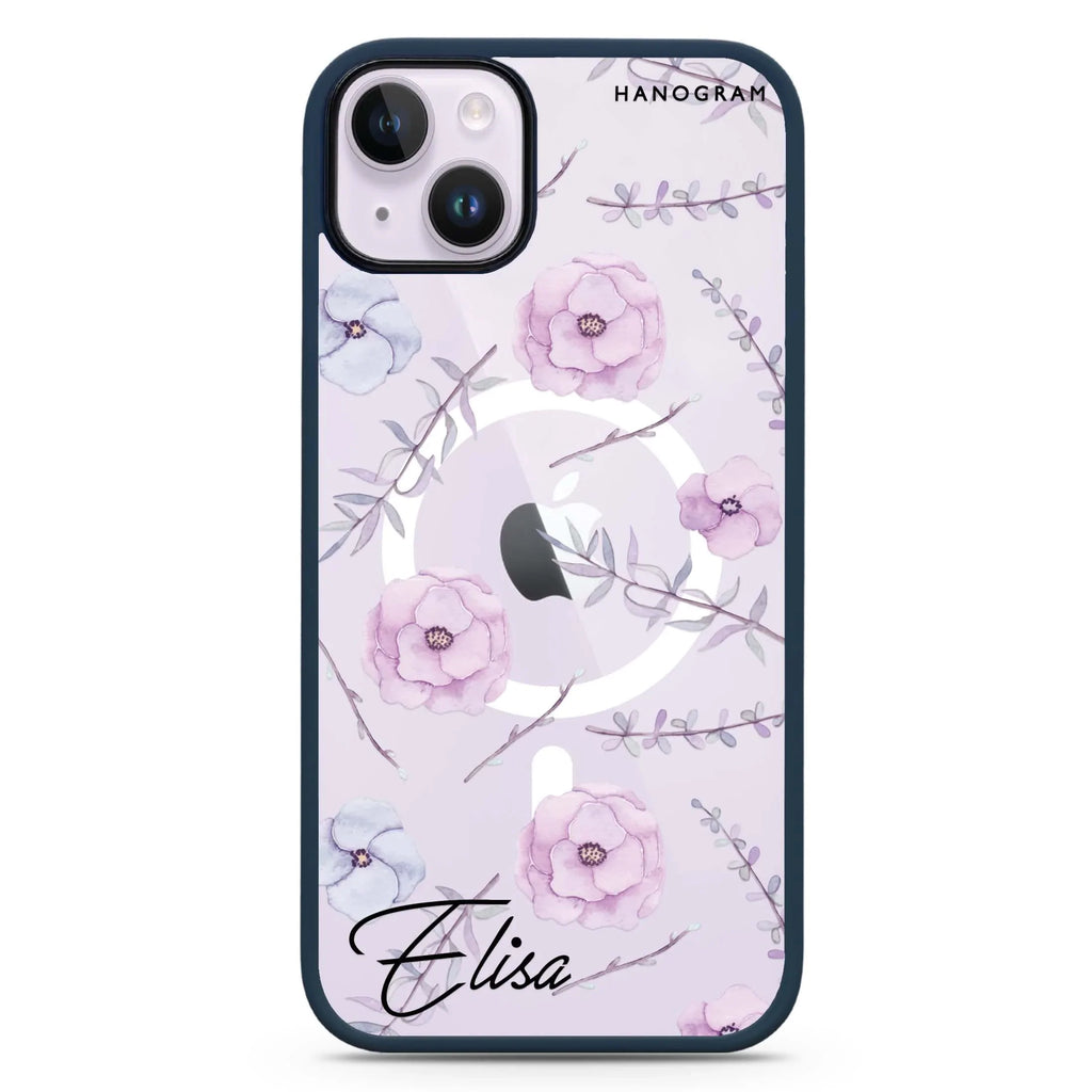 Vibrant Floral iPhone 14 Plus MagSafe Compatible Impact Guard Bumper Case