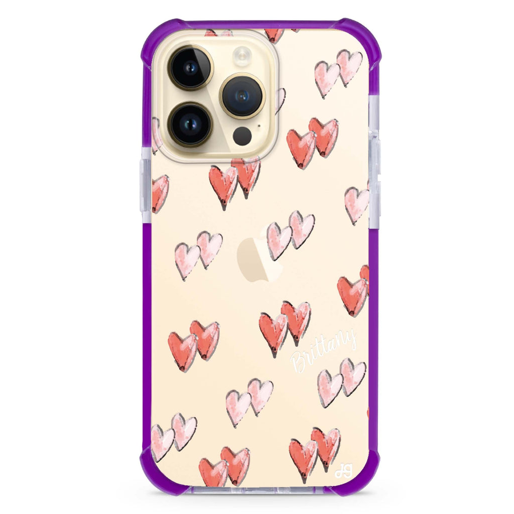 Double Heart Ultra Shockproof Case