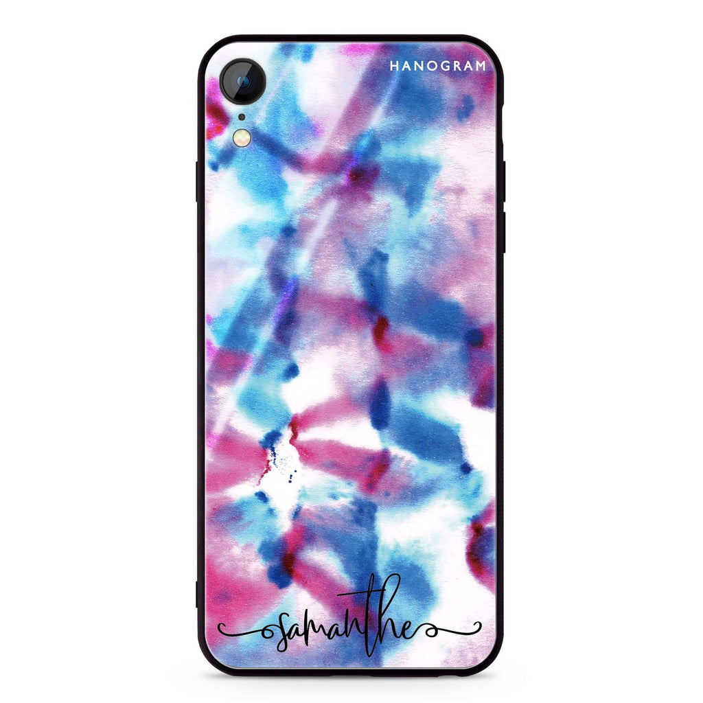 Psychedelic Light iPhone XR Glass Case