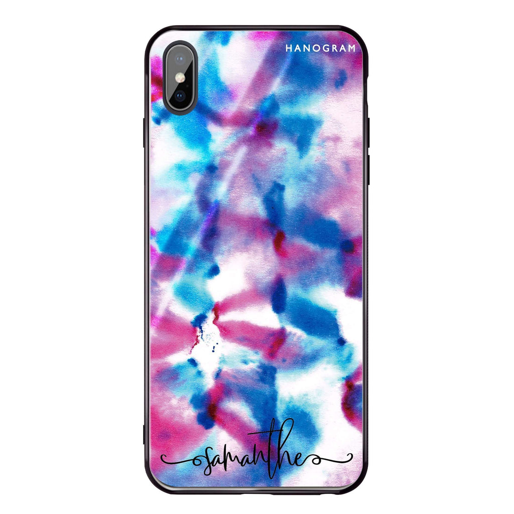 Psychedelic Light iPhone X Glass Case