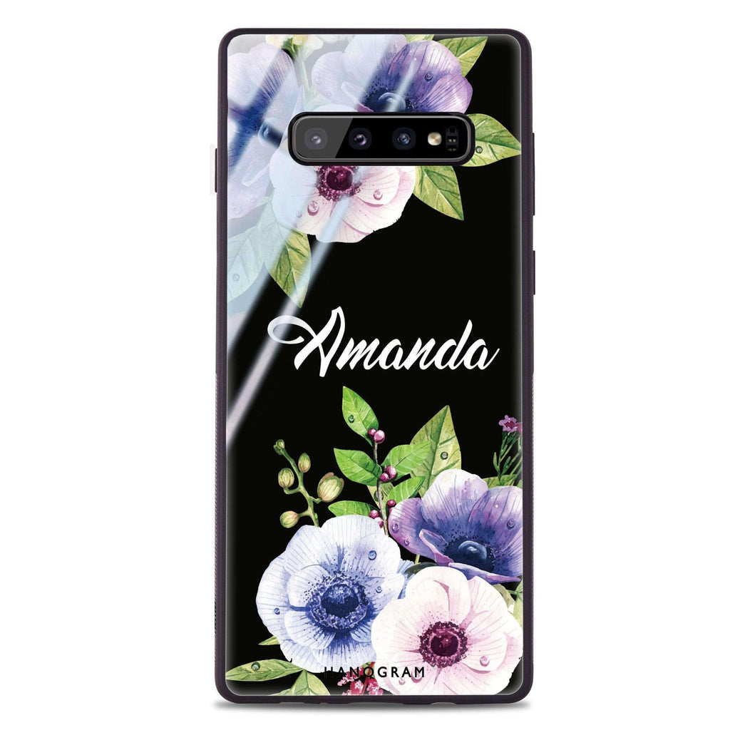 Blooming Flowers Samsung S10 Plus Glass Case