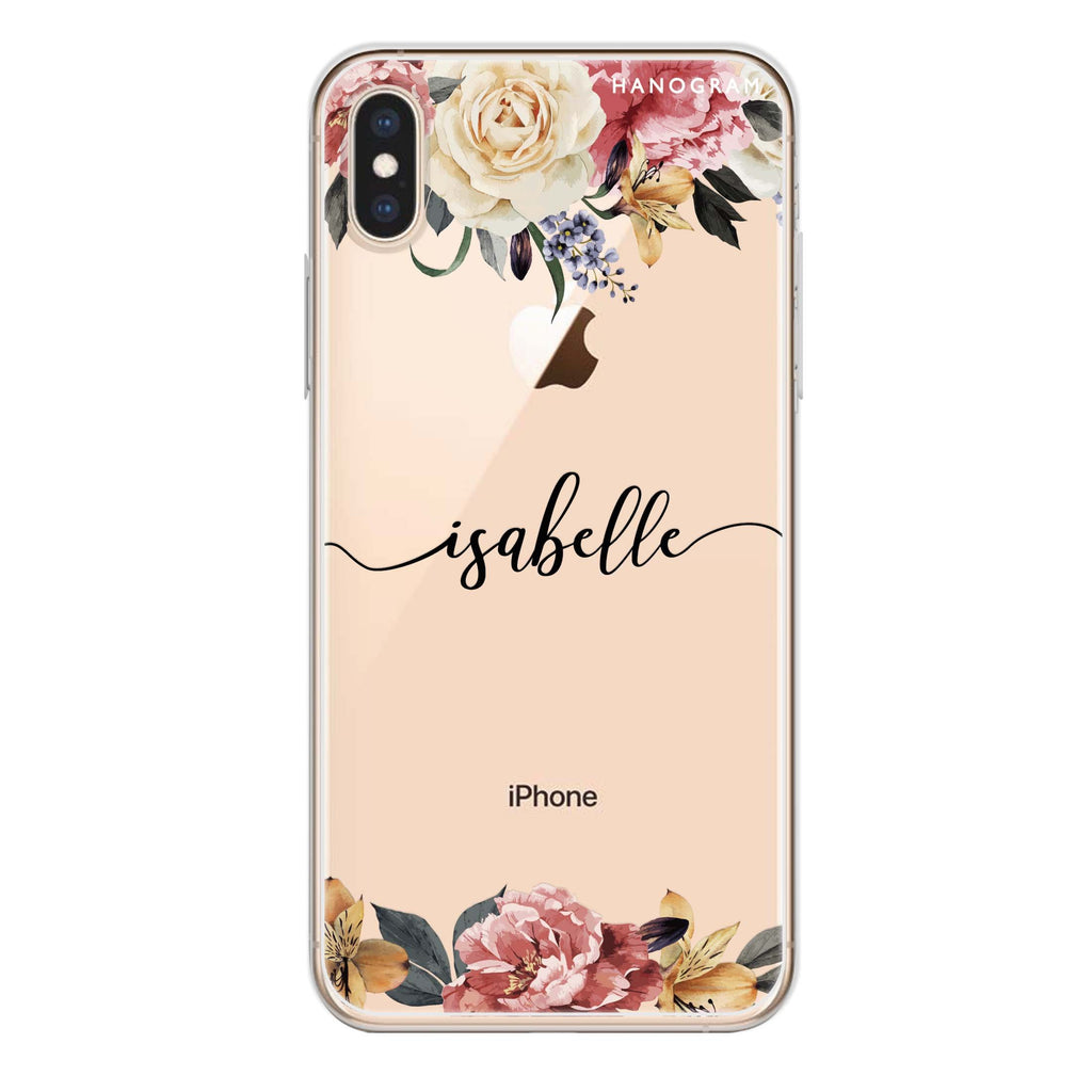 Art of Classic Floral iPhone X Ultra Clear Case