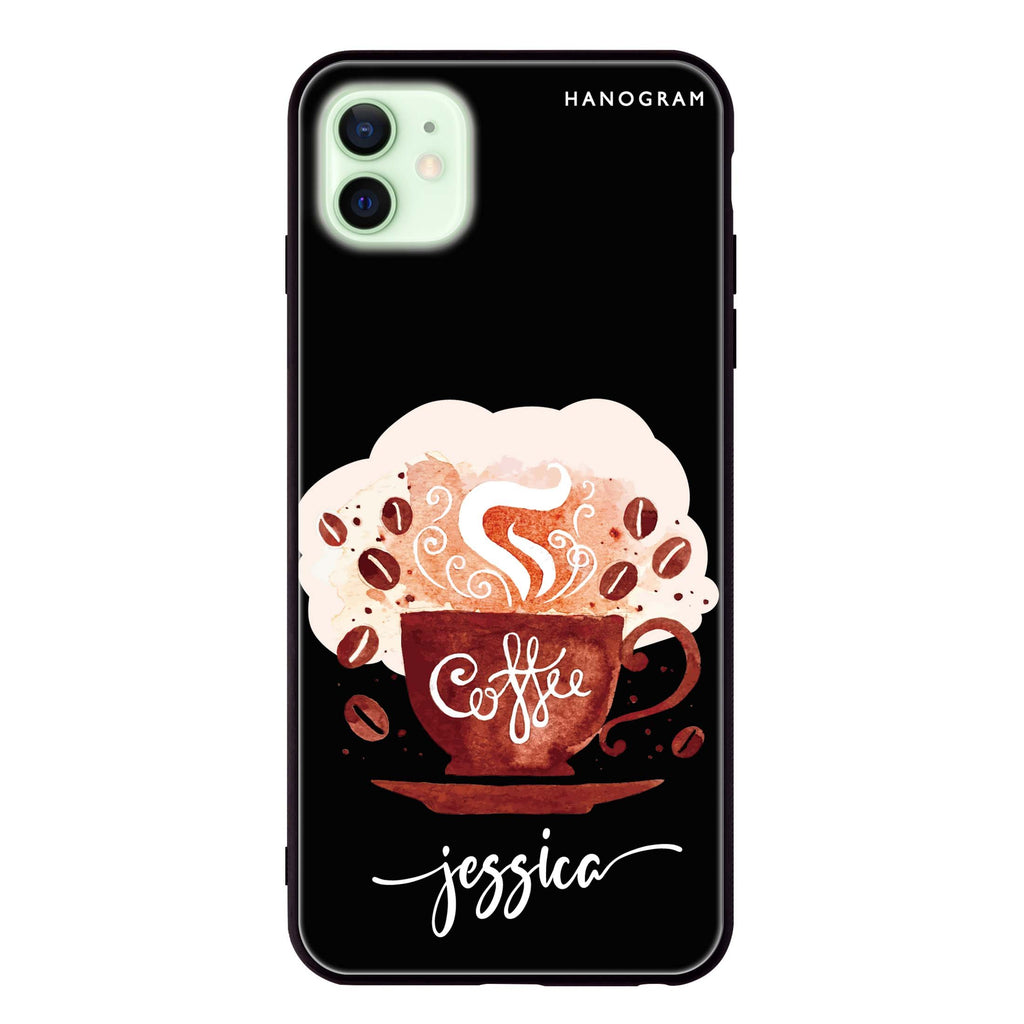 Fragrant coffee iPhone 12 Glass Case