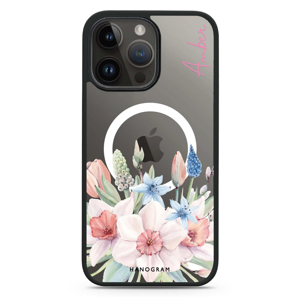 My Glamour Floral MagSafe Compatible Impact Guard Bumper Case