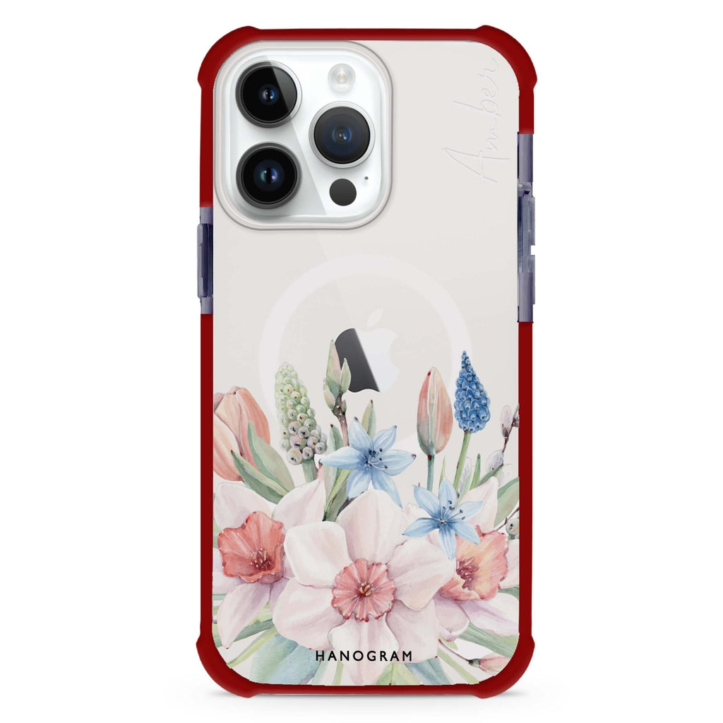 My Glamour Floral MagSafe Compatible Ultra Shockproof Case