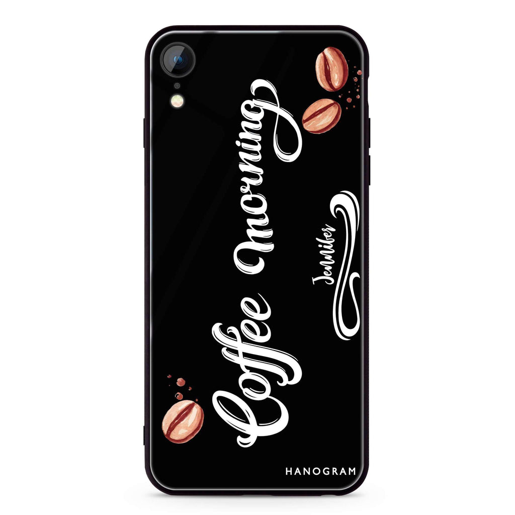 Coffee & Me iPhone XR Glass Case