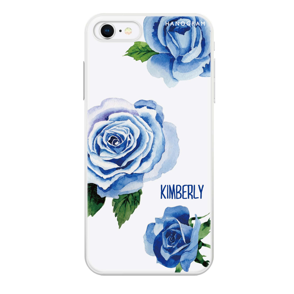 Blue Rose iPhone SE Ultra Clear Case