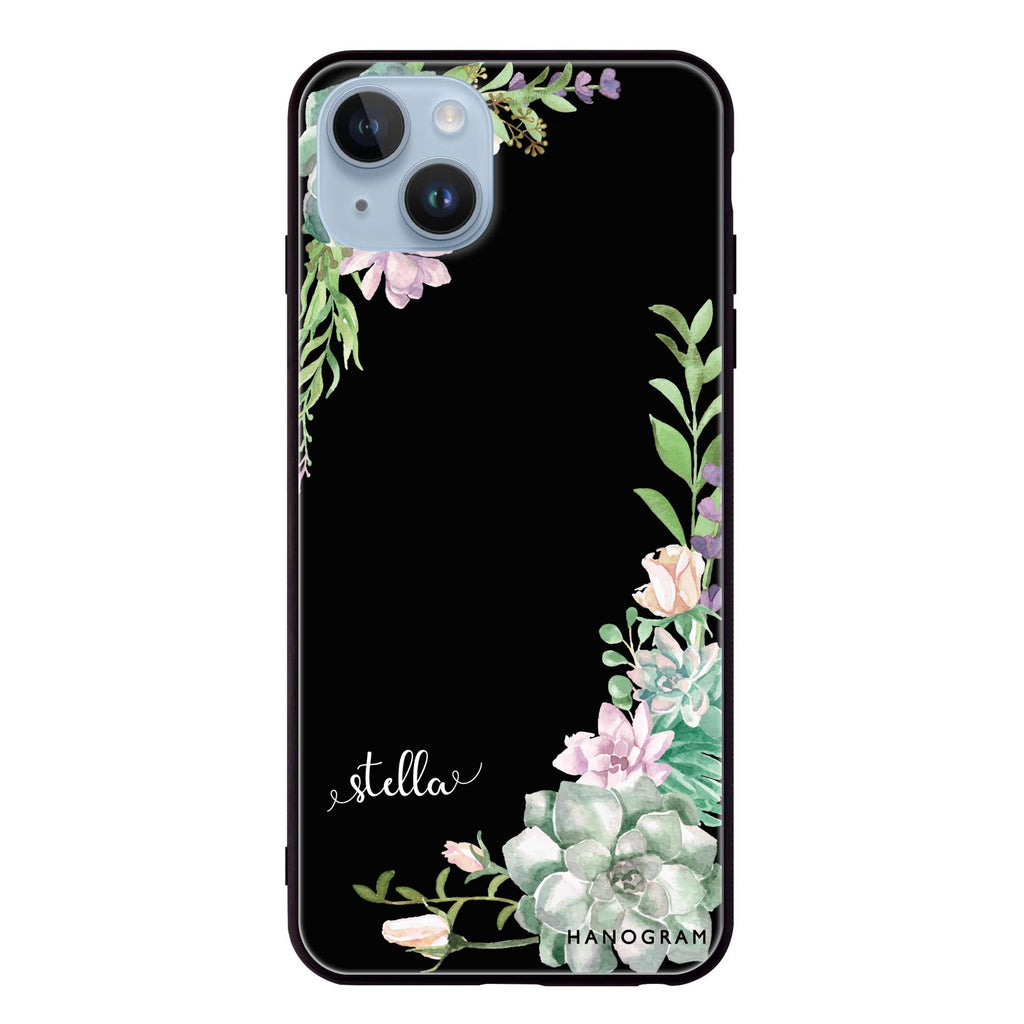 Rose in Wild iPhone 14 Plus Glass Case