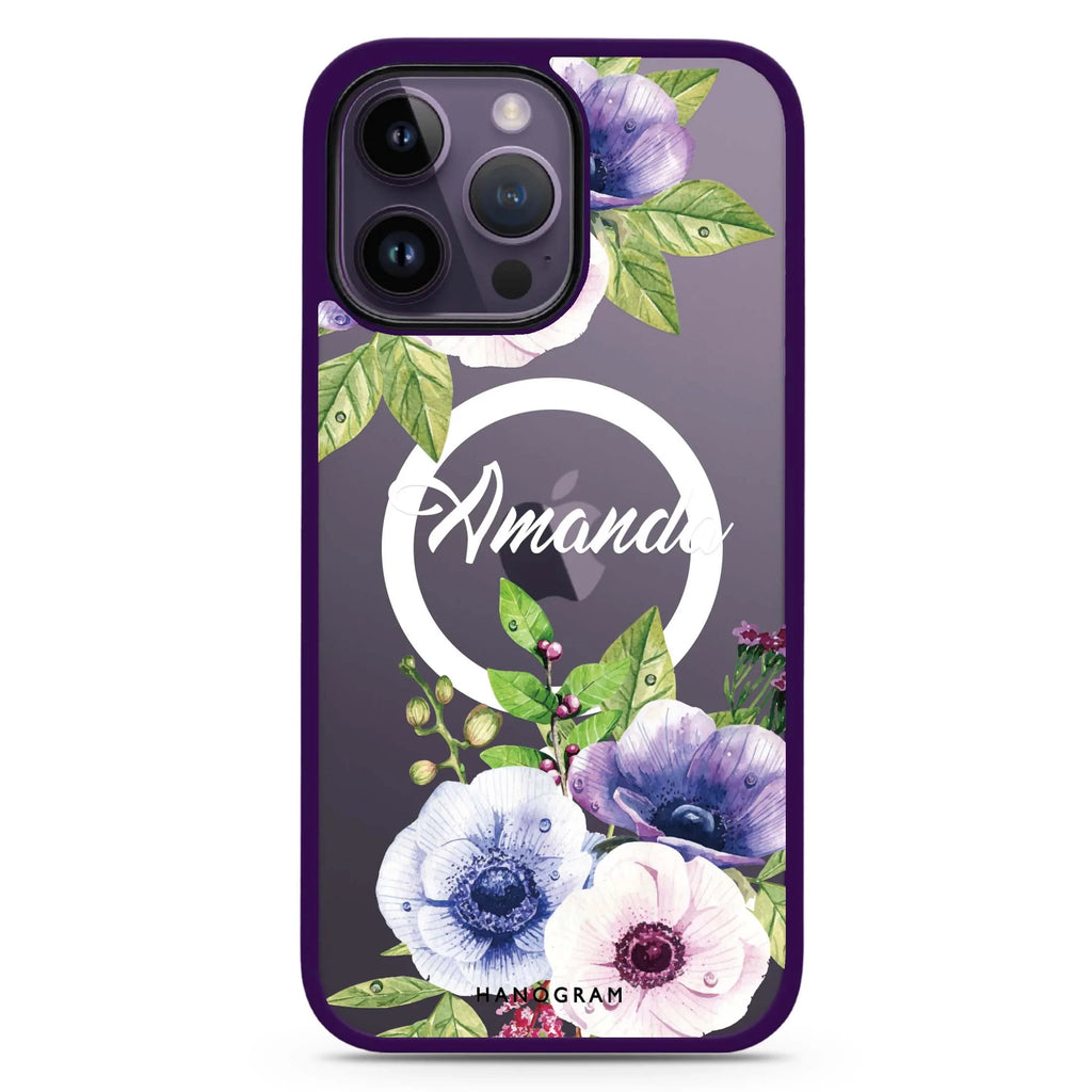 Blooming Flowers MagSafe Compatible Impact Guard Bumper Case