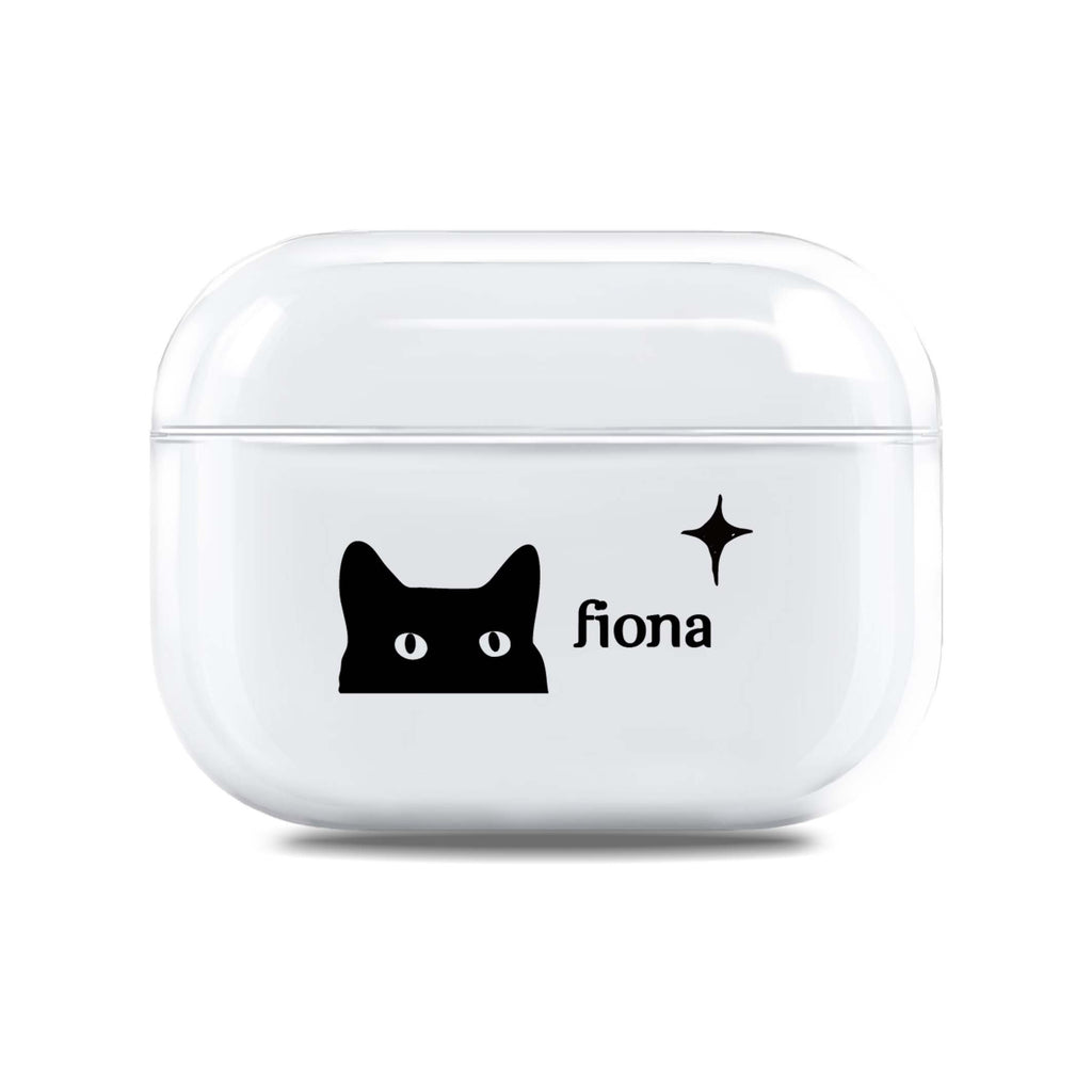 Black Cat AirPods Pro Case