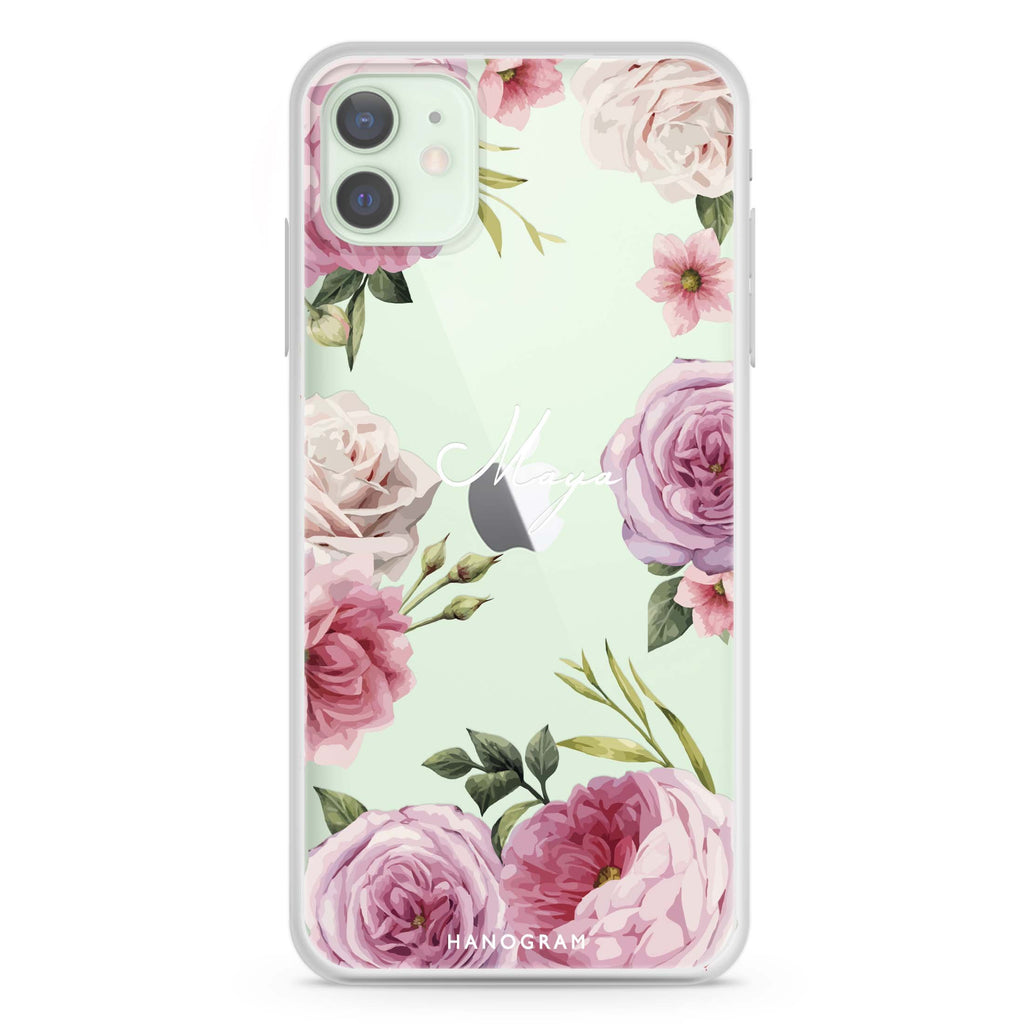 Beautiful Pretty Floral iPhone 12 mini Ultra Clear Case