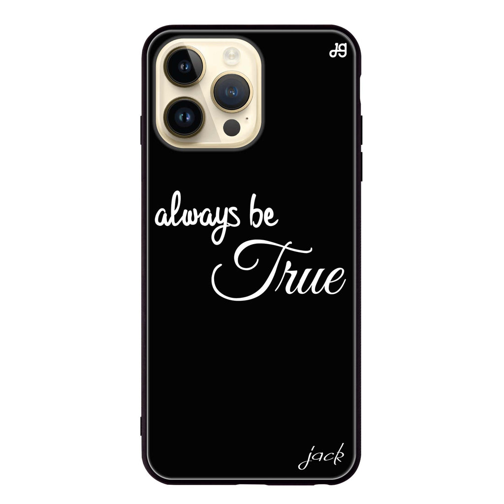 Always be true love with passion II Glass Case