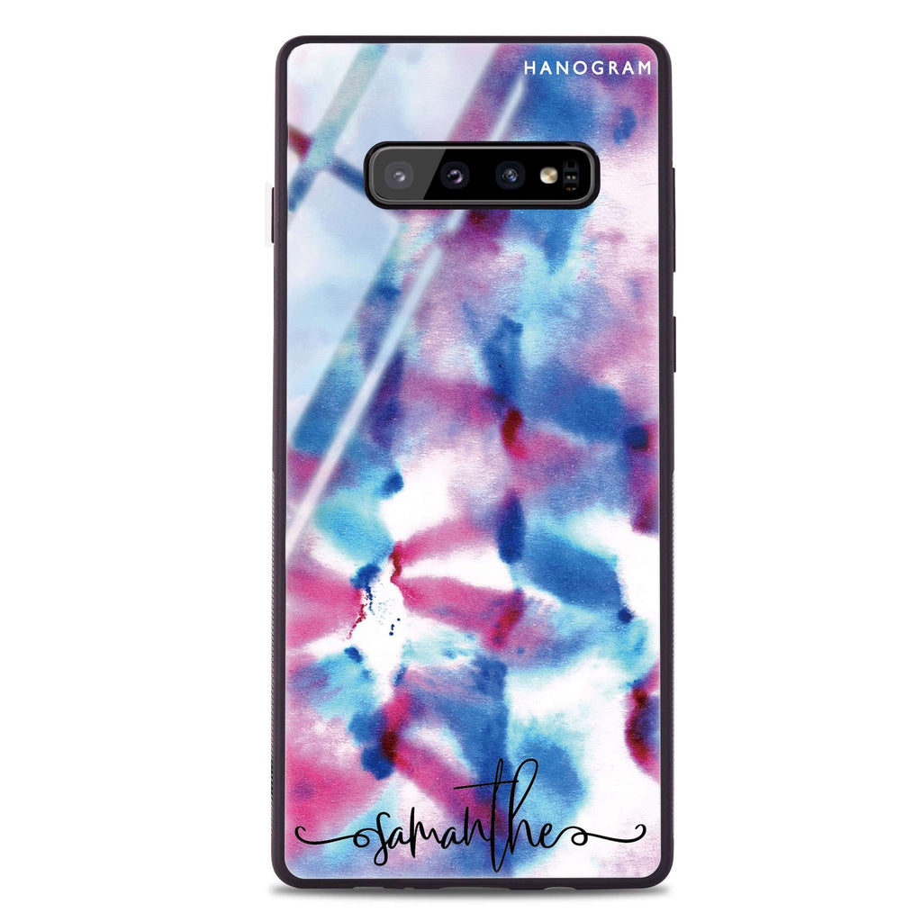 Psychedelic Light Samsung S10 Plus Glass Case