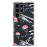 Propeller personalized name Samsung Galaxy S26/S25/S24/S23/S22 Ultra ultra clear case, transparent design, main view