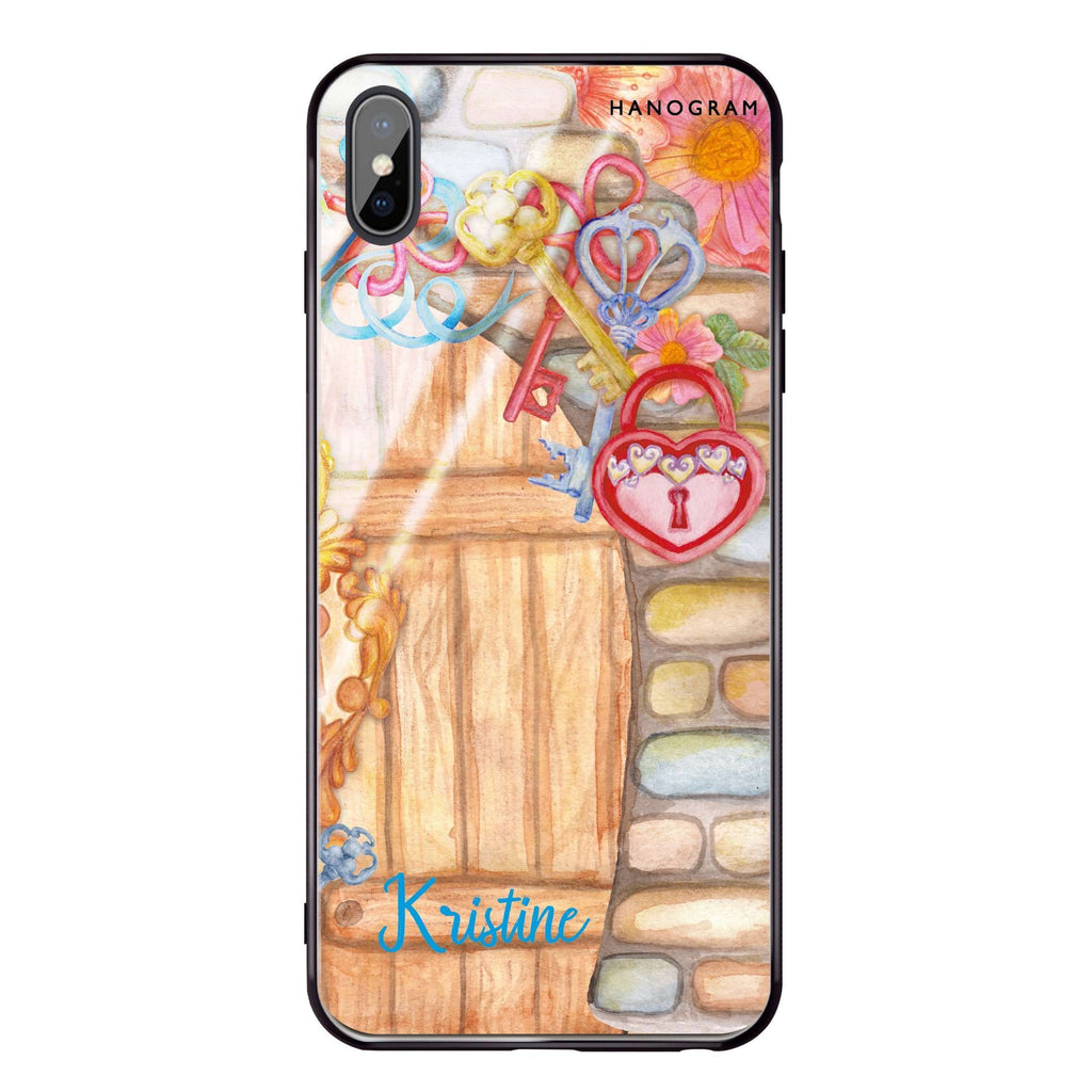 Love Castle II iPhone XS Glass Case