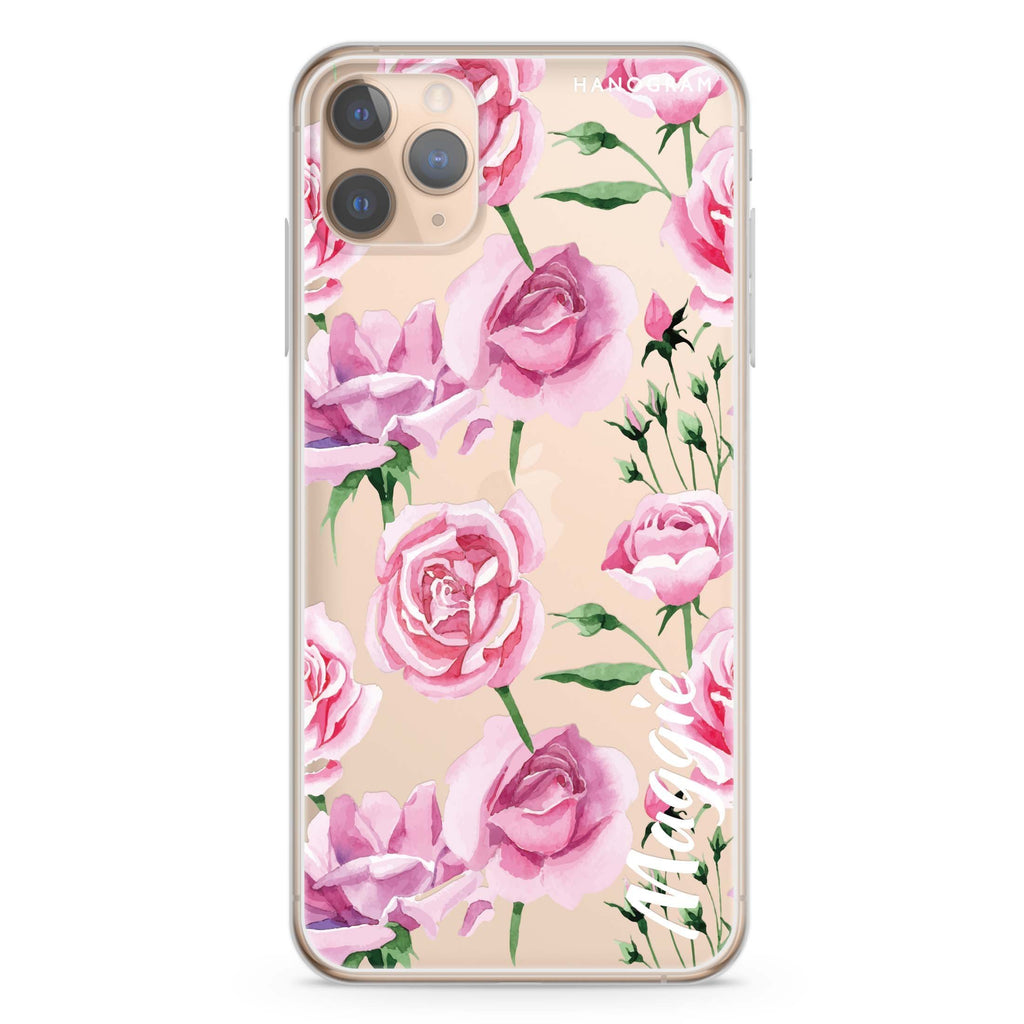Pink Rose iPhone 11 Pro Max Ultra Clear Case
