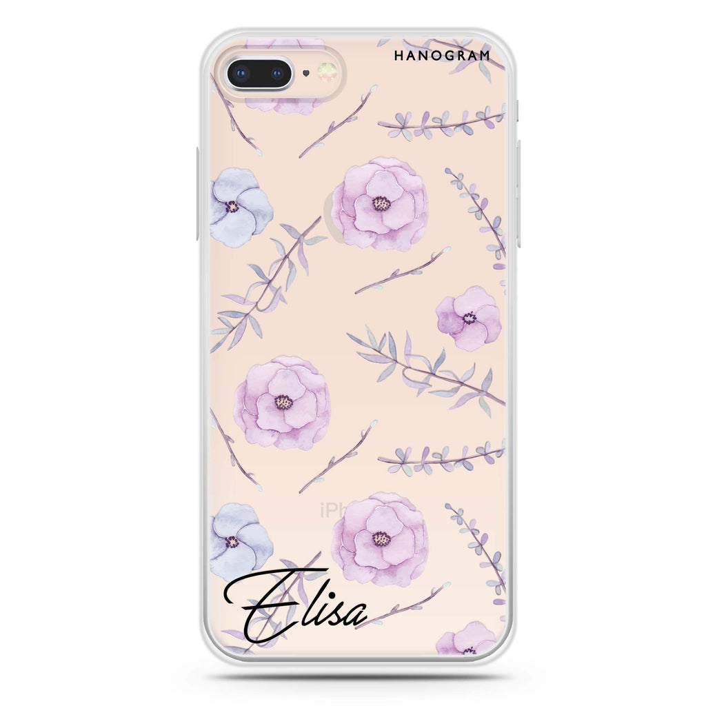 Vibrant Floral iPhone 8 Ultra Clear Case
