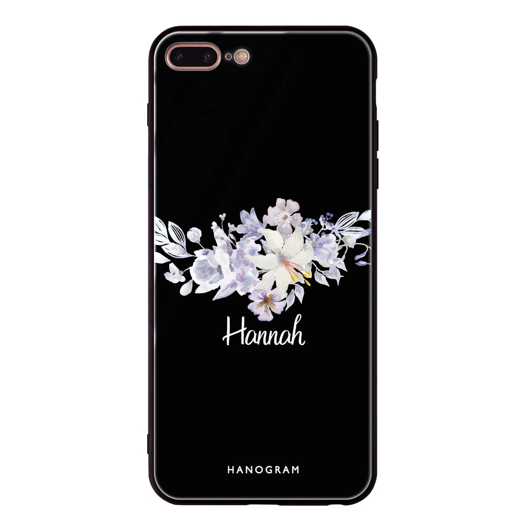 Serene Flowers & Me iPhone 8 Plus Glass Case