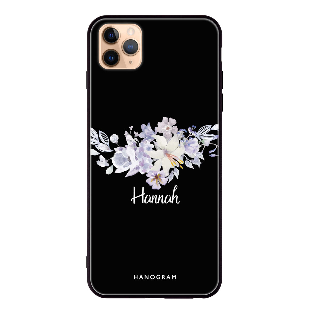 Serene Flowers & Me iPhone 11 Pro Max Glass Case