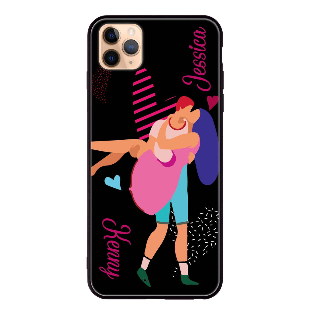Carry My Girl In Arm iPhone 11 Pro Glass Case