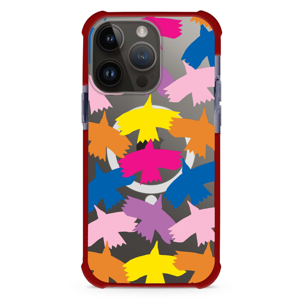 Colourful Birds MagSafe Compatible Ultra Shockproof Case