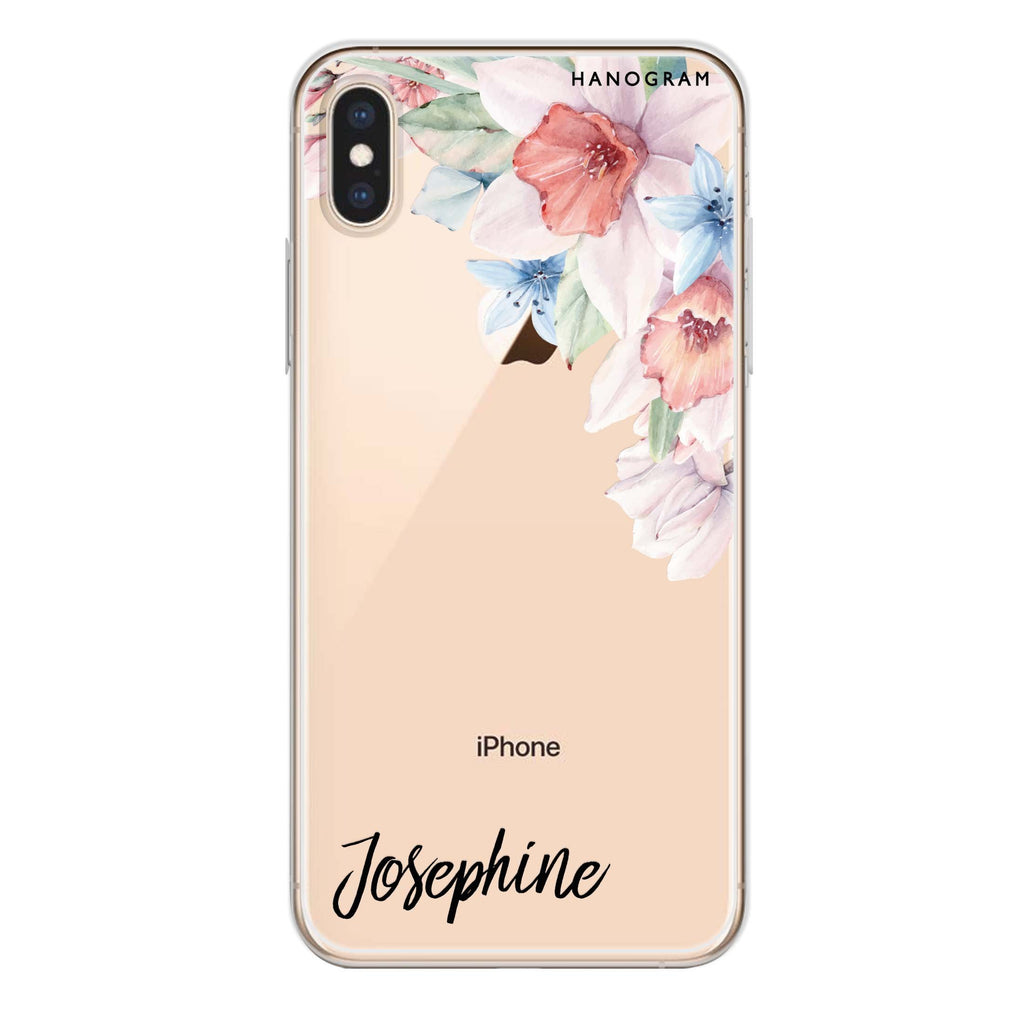 Glamour Floral iPhone X Ultra Clear Case