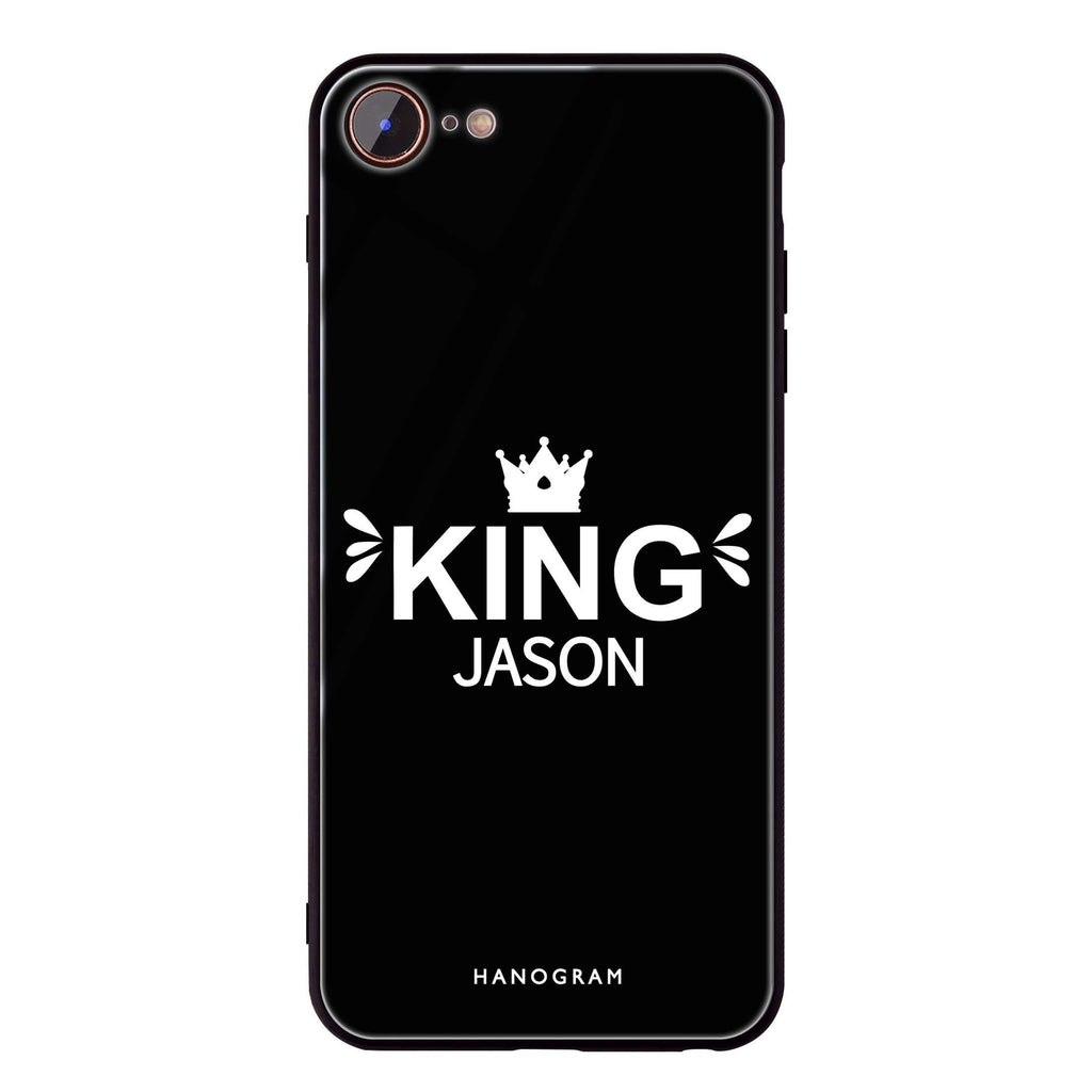 I am the king iPhone 7 Glass Case