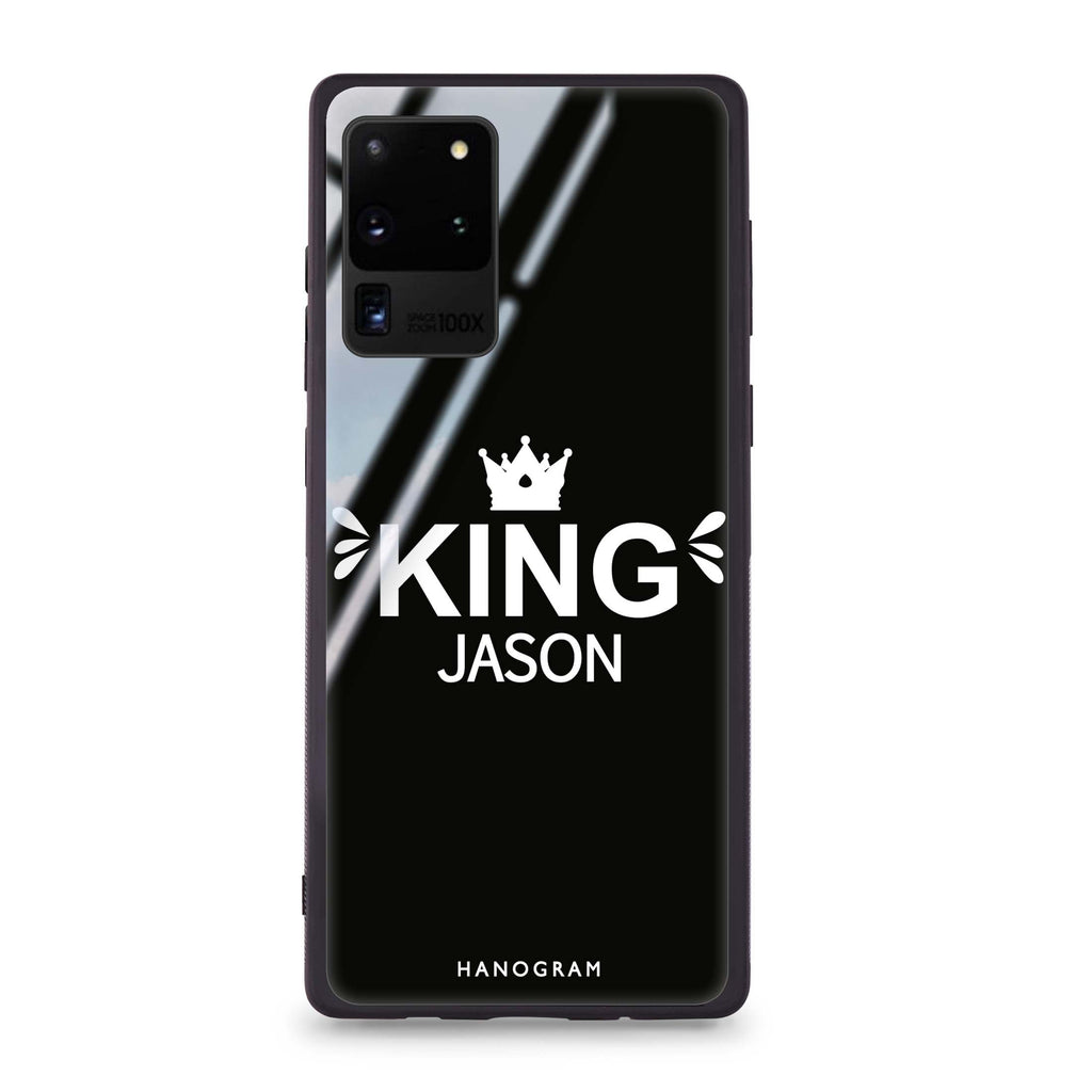 I am the king Samsung Glass Case