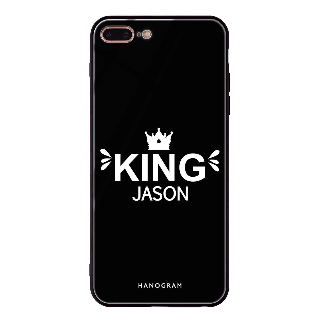 I am the king iPhone 8 Plus Glass Case