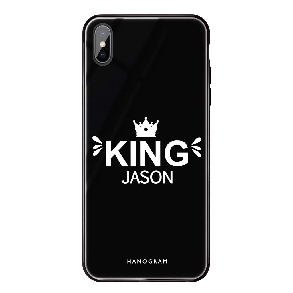 I am the king iPhone XS Max Glass Case