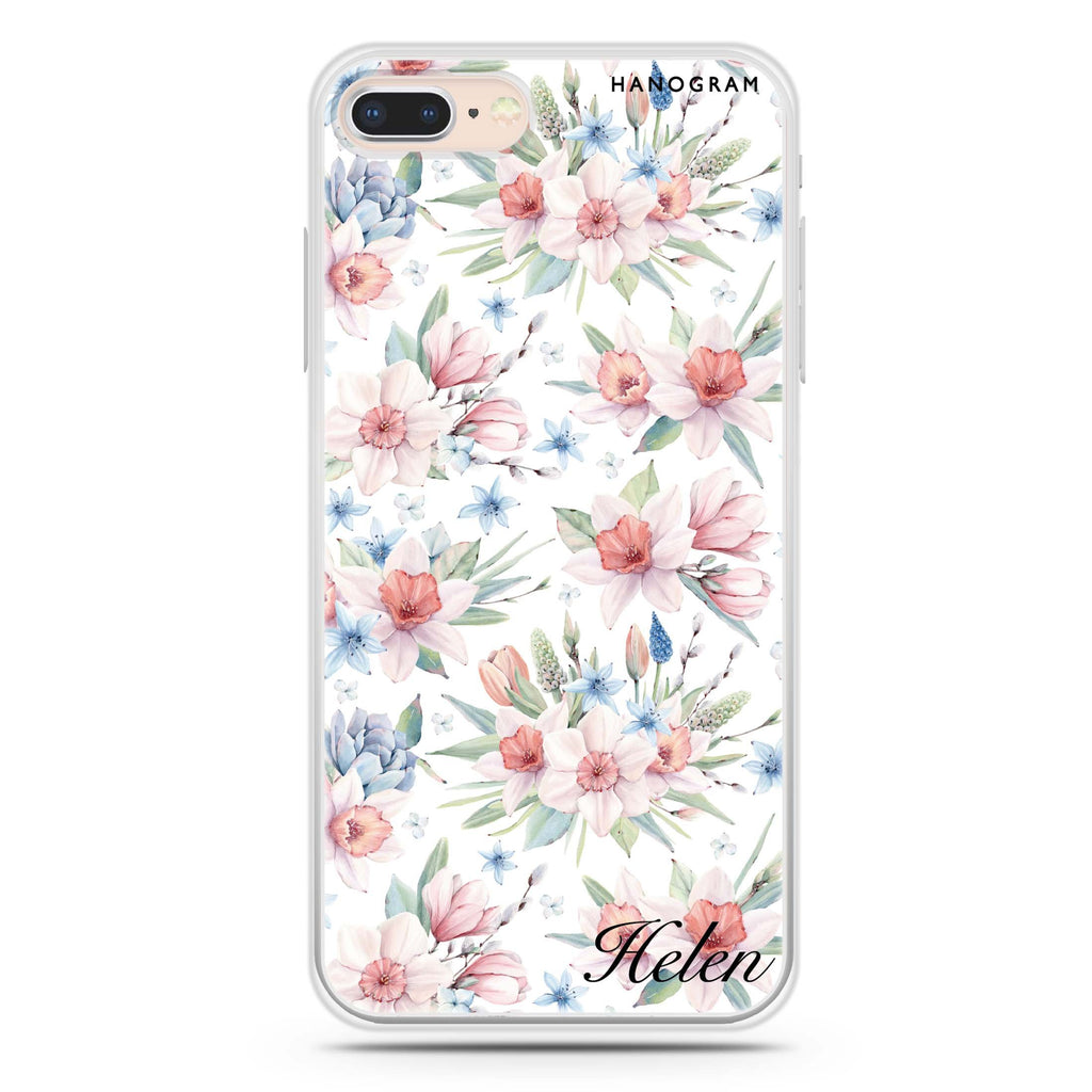Glamour Floral World iPhone 7 Plus Ultra Clear Case