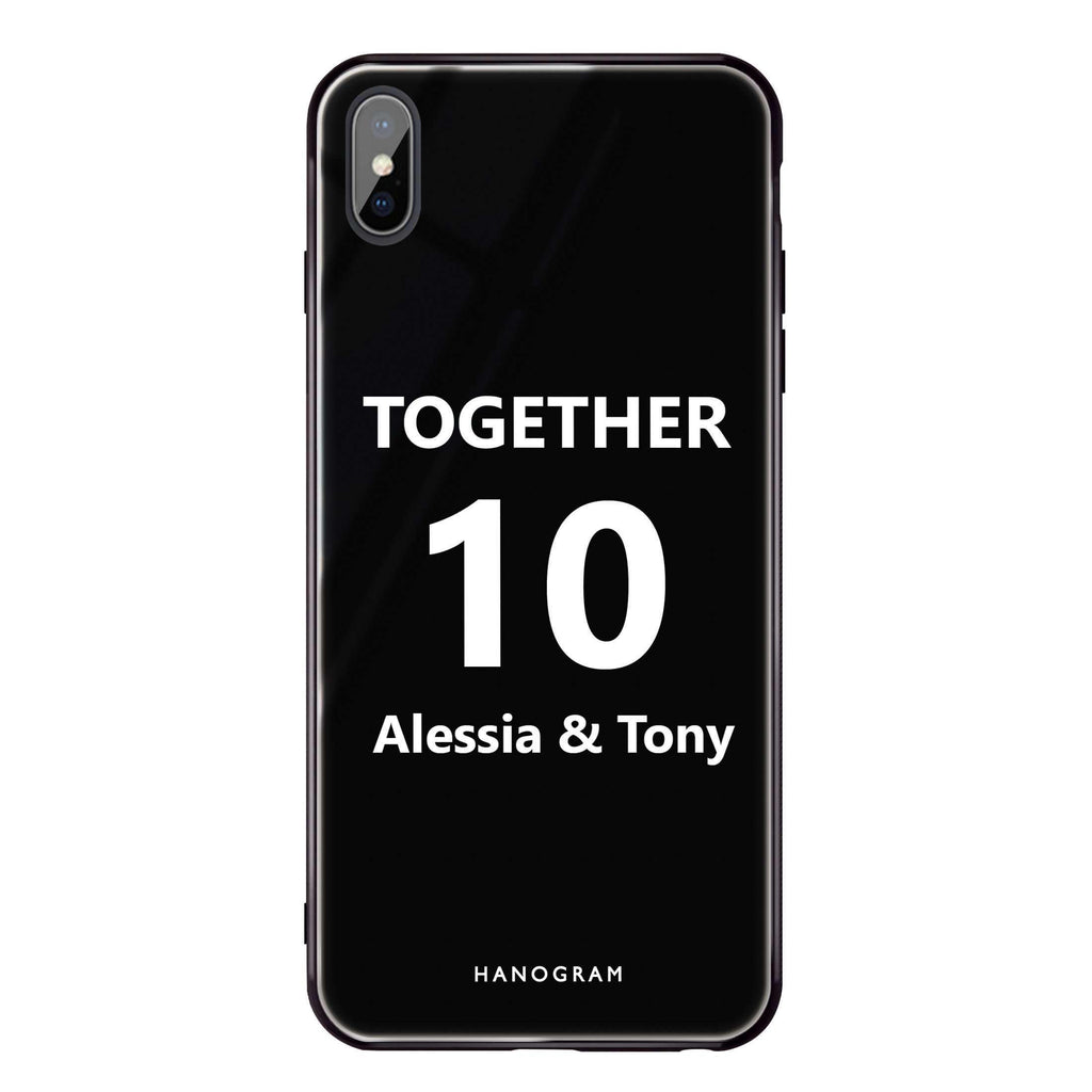 Love story I iPhone XS Max Glass Case