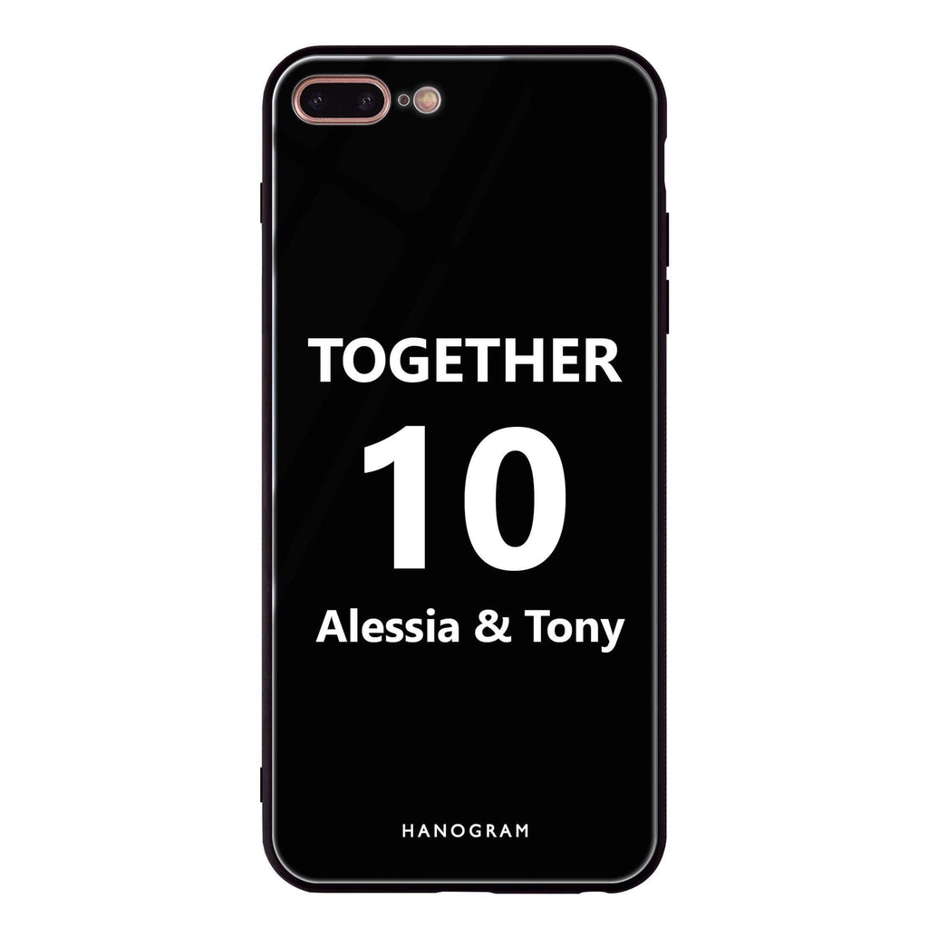 Love story I iPhone 8 Plus Glass Case