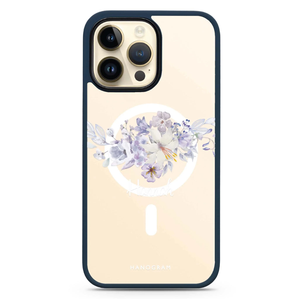 Serene Flowers & Me MagSafe Compatible Impact Guard Bumper Case