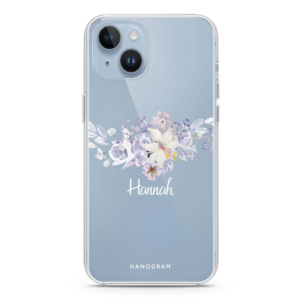 Serene Flowers & Me iPhone 14 Plus Ultra Clear Case