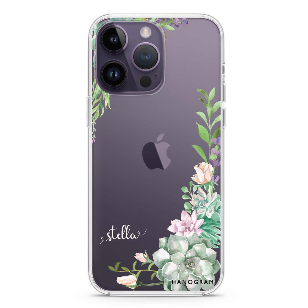 Rose in Wild iPhone 14 Pro Max Ultra Clear Case