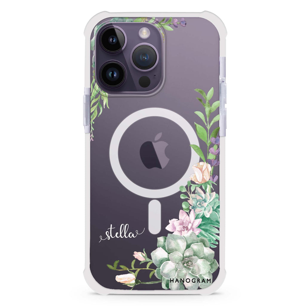 Rose in Wild MagSafe Compatible Ultra Shockproof Case