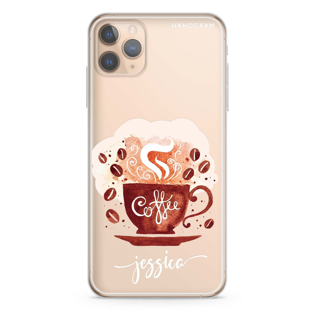 Fragrant coffee iPhone 11 Pro Max Ultra Clear Case