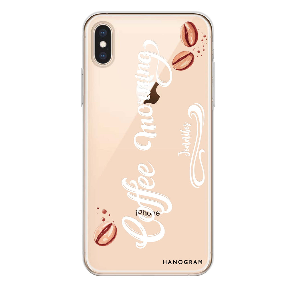 Coffee & Me iPhone XS Max Ultra Clear Case
