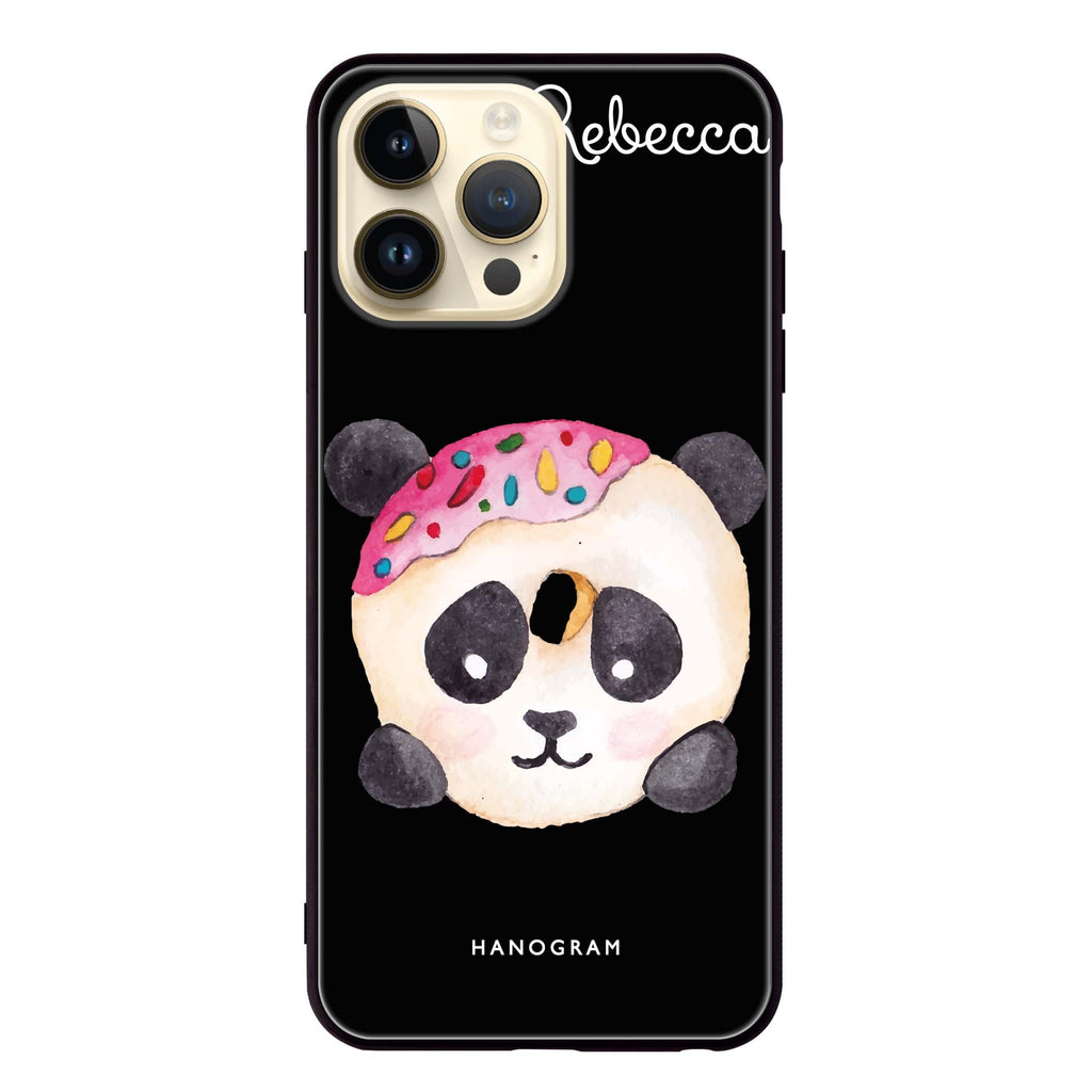 Sweet donut panda Glass Case