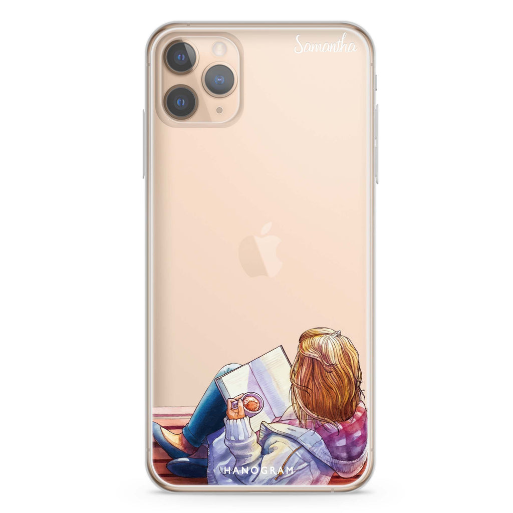 Relax With My Coffee iPhone 11 Pro Max Ultra Clear Case