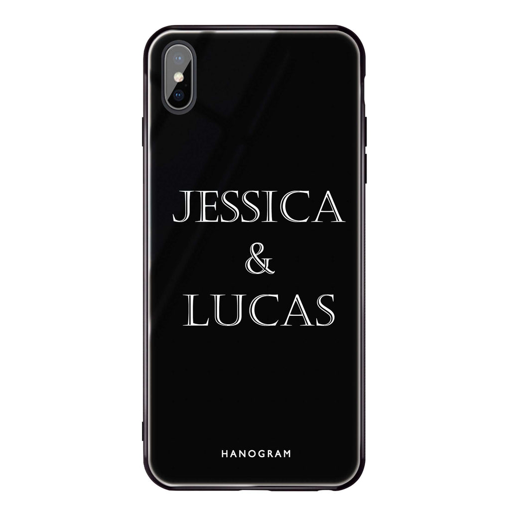 Gorgeous love iPhone XS Glass Case