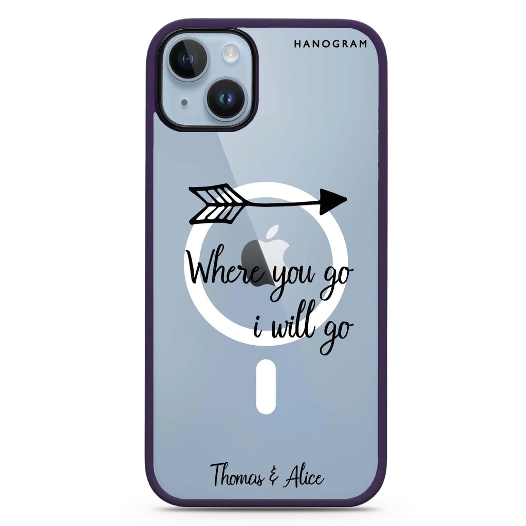 Always love together iPhone 14 Plus MagSafe Compatible Impact Guard Bumper Case