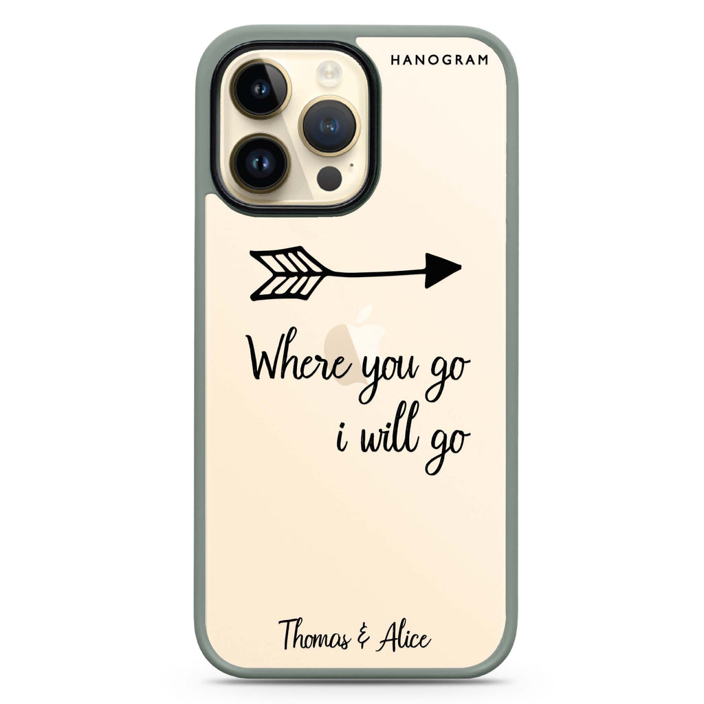 Always love together iPhone 13 Pro Impact Guard Bumper Case