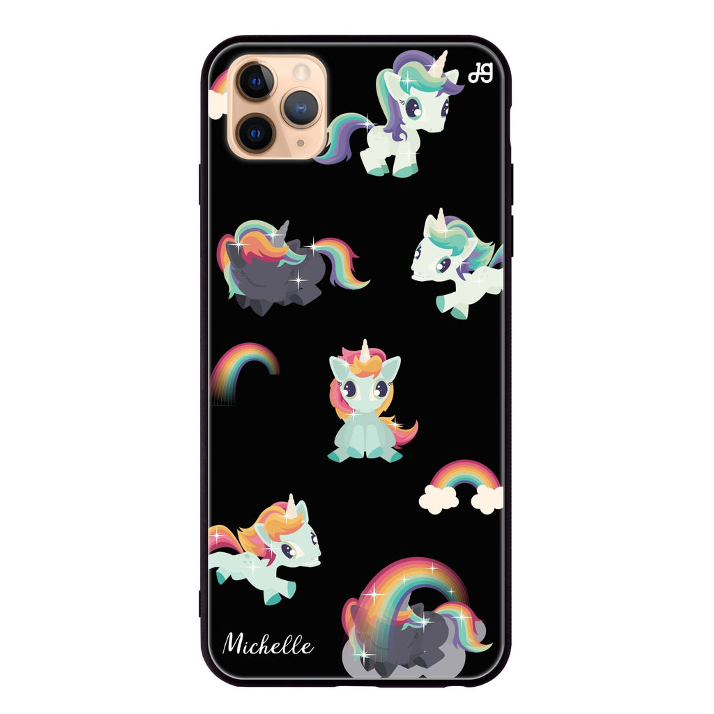 Unicorn & Rainbow iPhone 11 Pro Max Glass Case